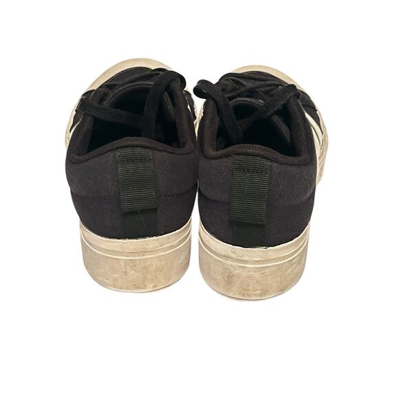 Adidas Bravada 2.0 Platform Skater Sneakers •Women 7.5• Black White Canvas Shoes - Picture 4 of 9